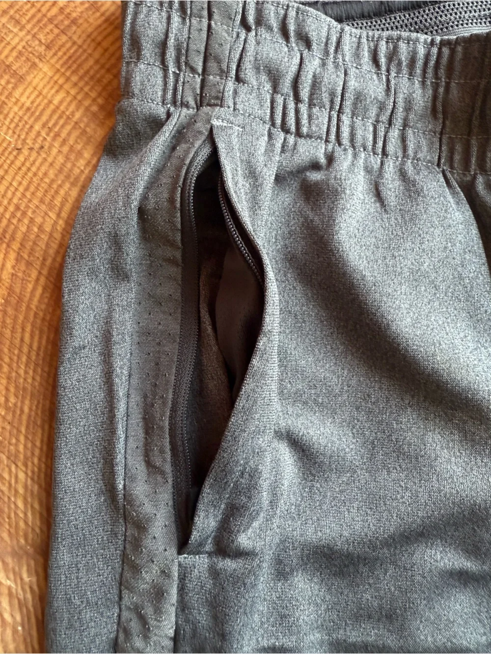 Nike Dri-FIT Tapered Sweatpants Joggers Charcoal Heather/Dark Smoke Grey - Sz S